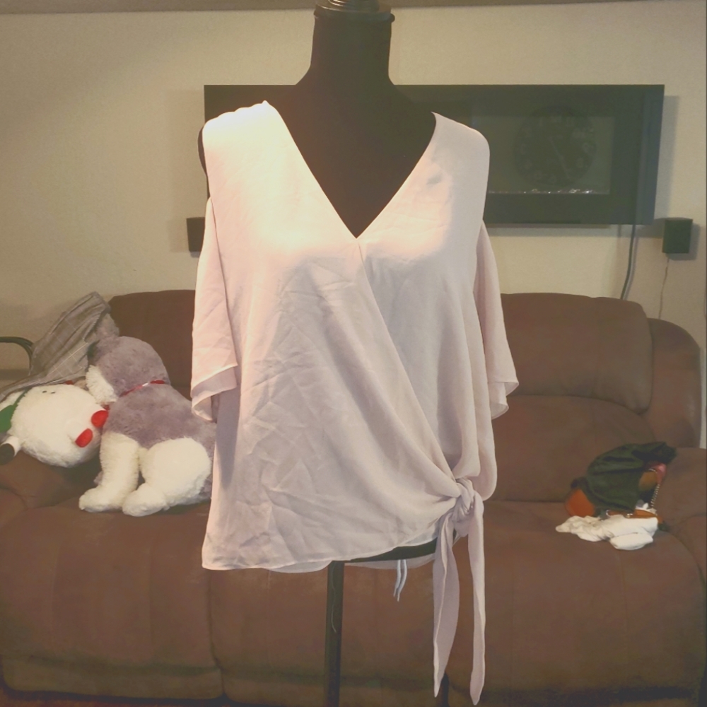 Petal pink blouse